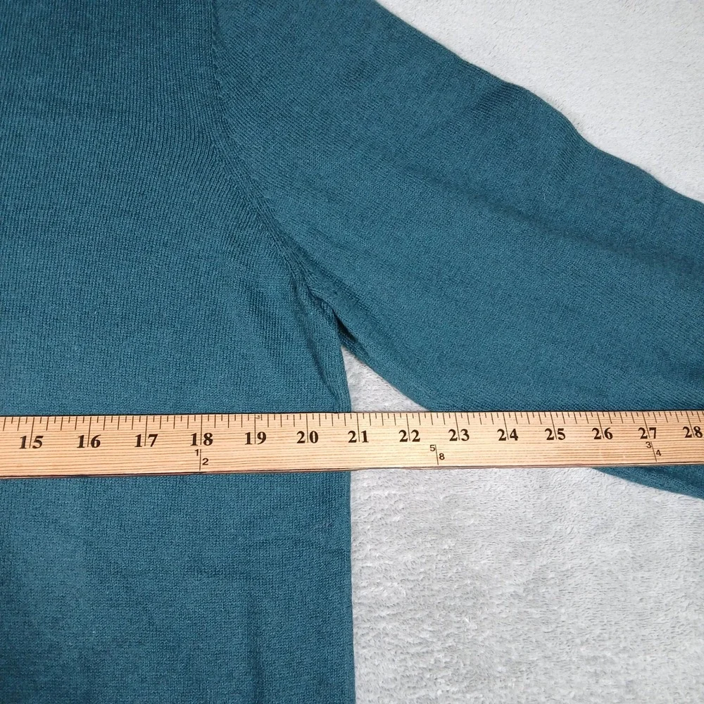 L.L.Bean V-Neck Sweater Mens M-Tall Cotton Cashmere Casual Work